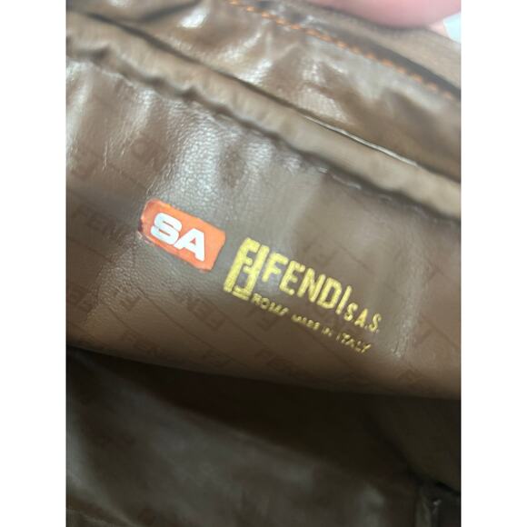 FENDI Vintage Zucca Monogram Crossbody/ Shoulder Bag - Picture 11 of 12